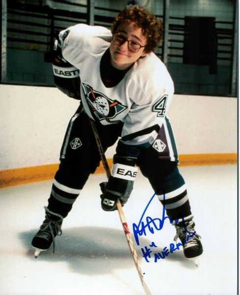 Autograph 8x10 Matt Doherty; Averman #4, Mighty Ducks