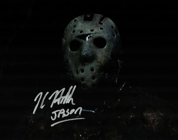 Kane Hodder autograph 8x10, Friday the 13th part VII, Jason
