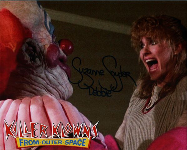 Suzanne Snyder autograph 8x10, Killer Klowns From Outer Space