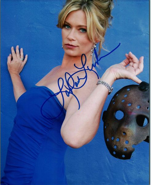 Lar Park Lincoln autograph 8x10, Friday the 13th actress