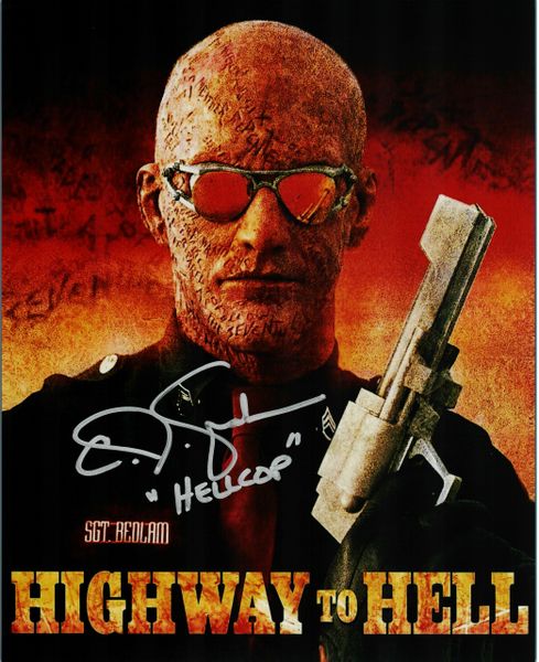 CJ Graham autograph 8x10, Highway to Hell, Hellcop