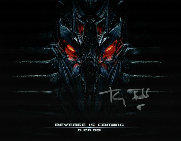 Tony Todd autograph 8x10, Transformers Revenge of the Fallen, Fallen