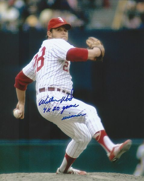 Greg Luzinski Autographed Philadelphia Phillies 8x10 Photo Inscribed The  Bull