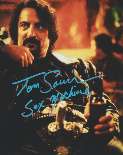 Tom Savini autograph 8x10, From Dusk Till Dawn, with inscription