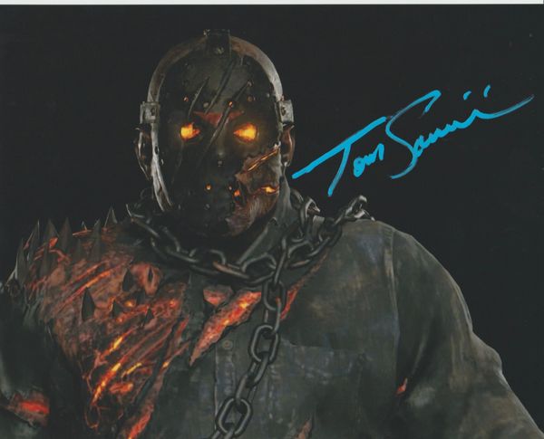 Tom Savini autograph 8x10, Friday the 13th Video Game