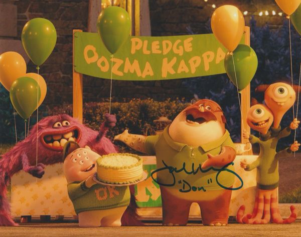 Joel Murray autograph 8x10, Monsters University, pledge photo