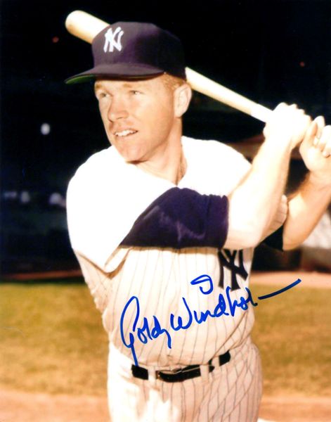 Gordy Windhorn autograph 8x10, New York Yankees