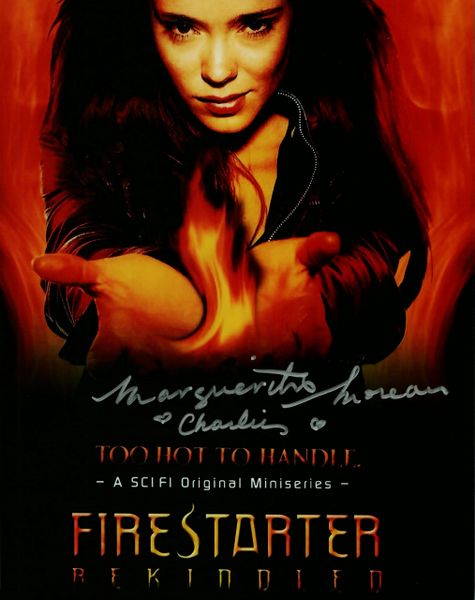 Marguerite Moreau autograph 8x10, Firestarter: Rekindled, Charlie