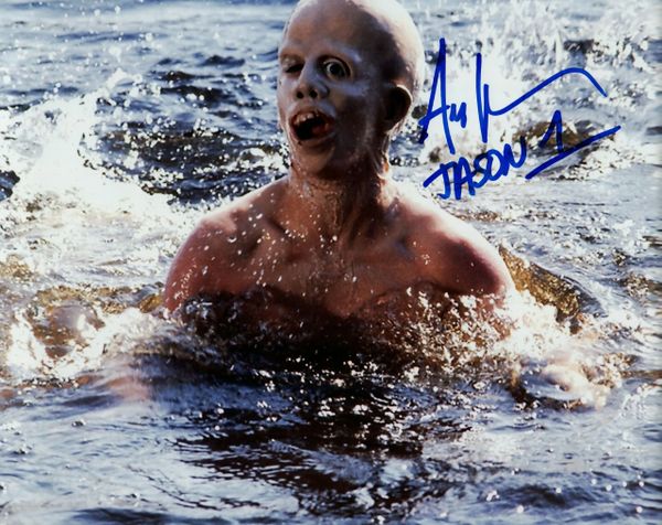 Ari Lehman autograph 8x10, Friday the 13th, Jason Voorhies