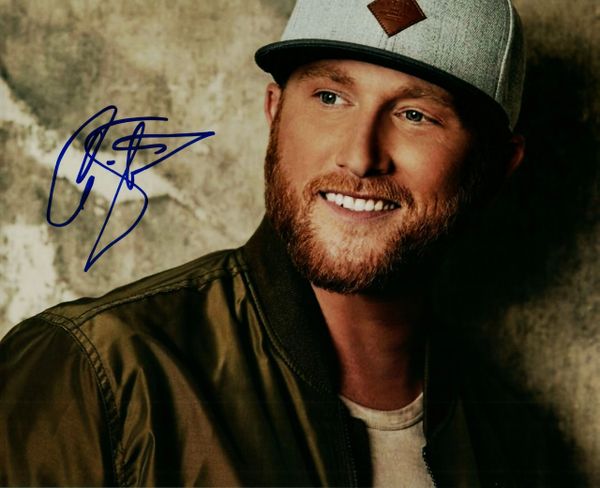 Cole Swindell autograph 8x10, musician