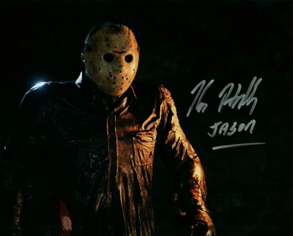 Kane Hodder autograph 8x10, Friday the 13th, Jason Vorhees