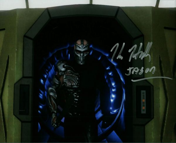 Kane Hodder autograph 8x10, Jason X, Jason Vorhees