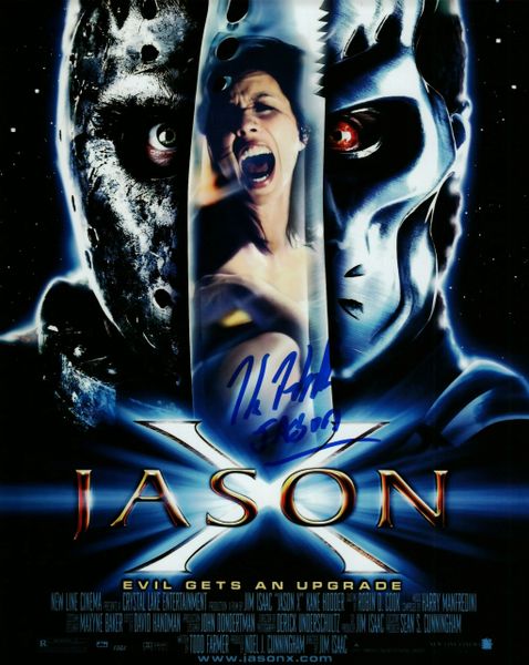 Kane Hodder autograph 8x10, Jason X, Jason Vorhees