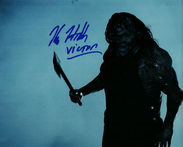 Kane Hodder autograph 8x10, Hatchet, Victor Crowley