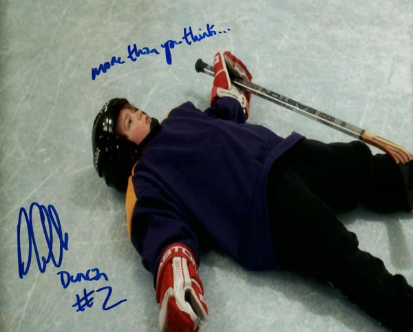 Danny Tamberelli autograph 8x10, The Mighty Ducks, Duncan #2, 2 inscriptions