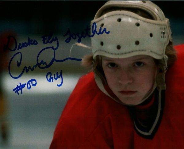 Garette Henson autograph 8x10, The Mighty Ducks, Guy