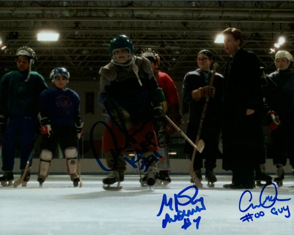 Schwartz/G. Henson/Doherty autograph 8x10, The Mighty Ducks