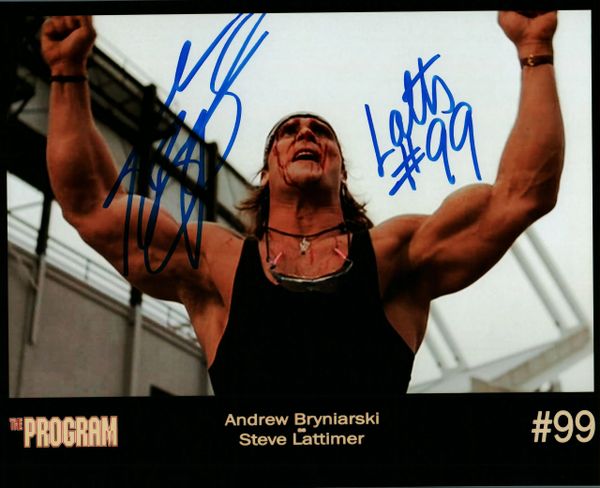 Andrew Bryniarski autograph 8x10, The Program, Lattimer