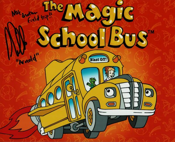 Danny Tamberelli autograph 8x10, The Magic School Bus, 2 inscriptions