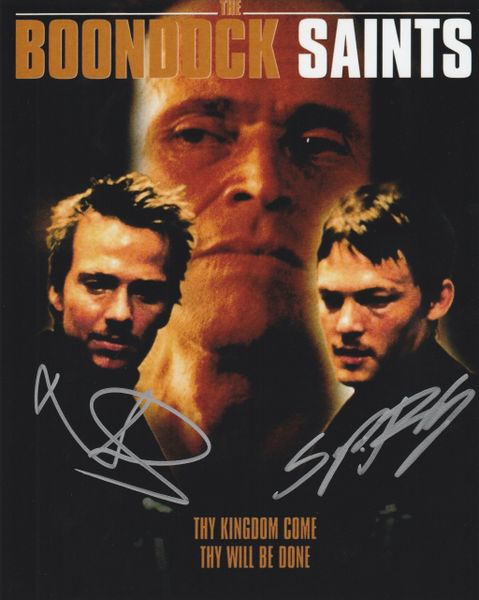 Sean Patrick Flanery/Norman Reedus autograph 8x10, Boondock Saints, MacManus Brothers