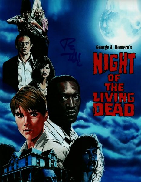 Tony Todd autograph 8x10, Night of the Living Dead, Ben, signed in blue