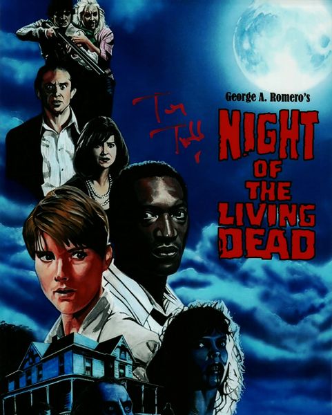Tony Todd autograph 8x10, Night of the Living Dead, Ben, signed in red