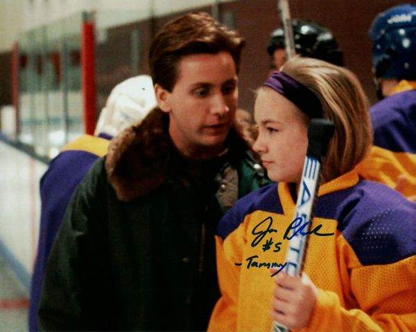 Jane Plank autograph 8x10, The Mighty Ducks, #5 Tammy