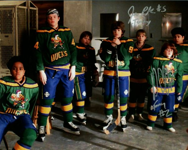 Danny Tamberelli/Jane Plank autograph 8x10, The Mighty Ducks