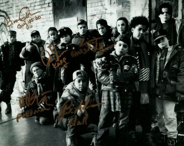 Adams/Doherty/Henson/Schwartz/Larusso autograph 8x10, Mighty Ducks