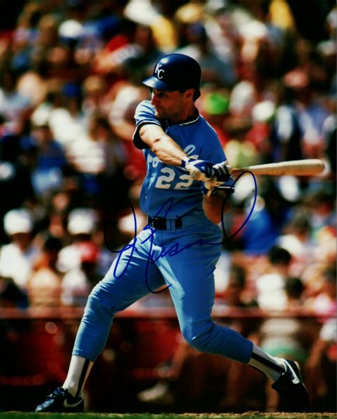 Jim Eisenreich Autographed 8x10, Kansas City Royals