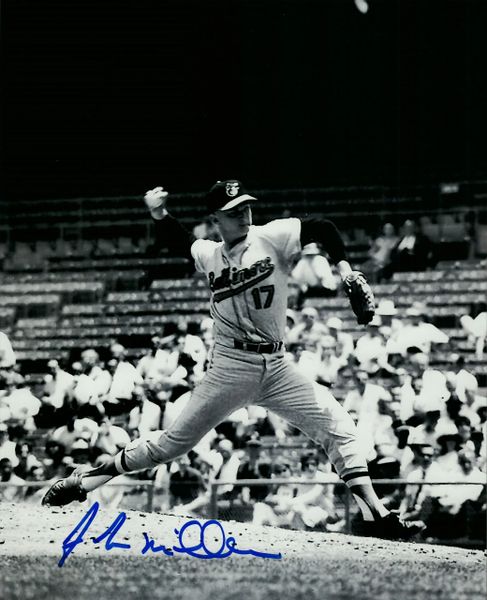 John Miller autograph 8x10, Baltimore Orioles