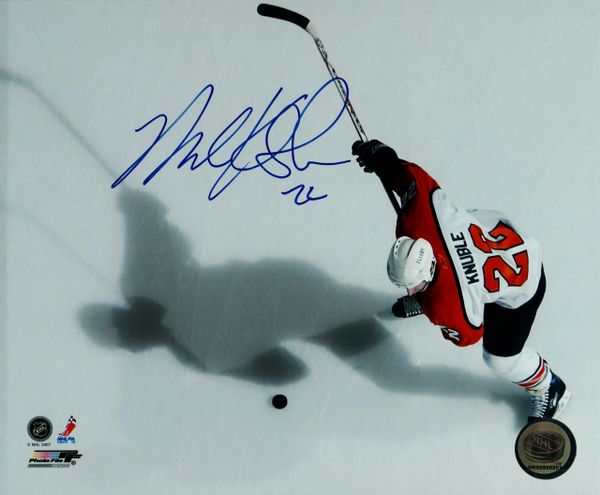 Mike Knuble autograph 8x10, Philadelphia Flyers