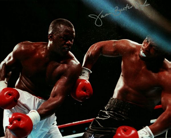 James "Buster" Douglas autograph 8x10