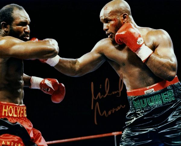 Michael Moorer autograph 8x10