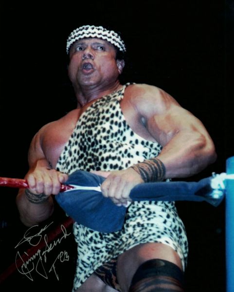 Jimmy Super Fly Snuka autograph 8x10