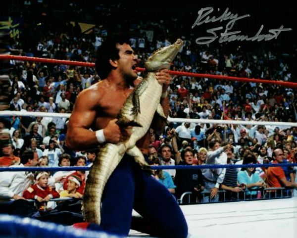 Ricky Steamboat autograph 8x10