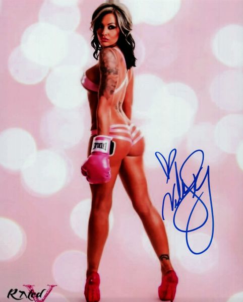 Velvet Sky autograph 8x10, Wrestling