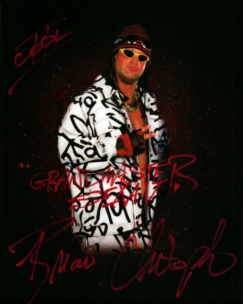 Brian Christopher autograph 8x10, Grandmaster Sexay, 2 Cool, WWE