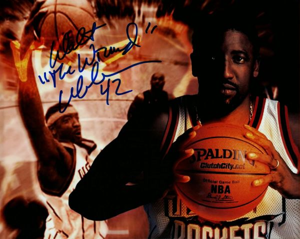 Walt Williams autograph 8x10, Houston Rockets