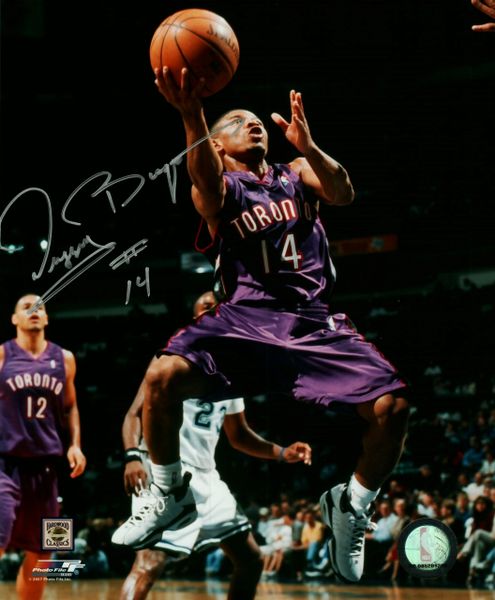 Muggsy Bogues autograph 8x10, Toronto Raptors