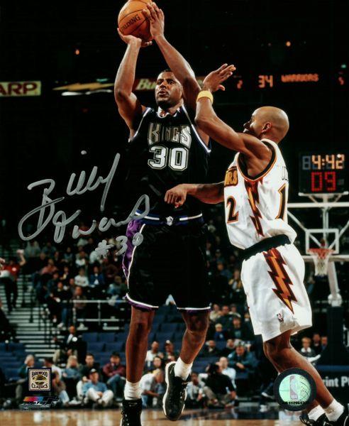 Billy Owens autograph 8x10, Sacramento Kings