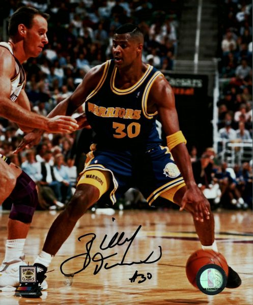 Billy Owens autograph 8x10, Golden State Warriors