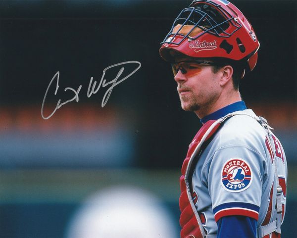 Chris Widger autograph 8x10, Montreal Expos