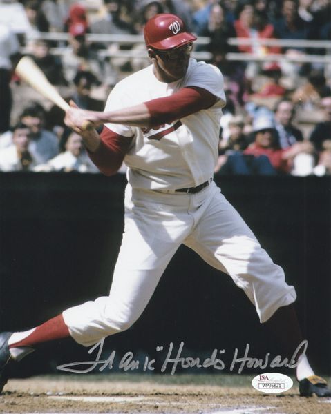 Frank Howard autograph 8x10, Washington Senators, "Hondo" inscription, JSA