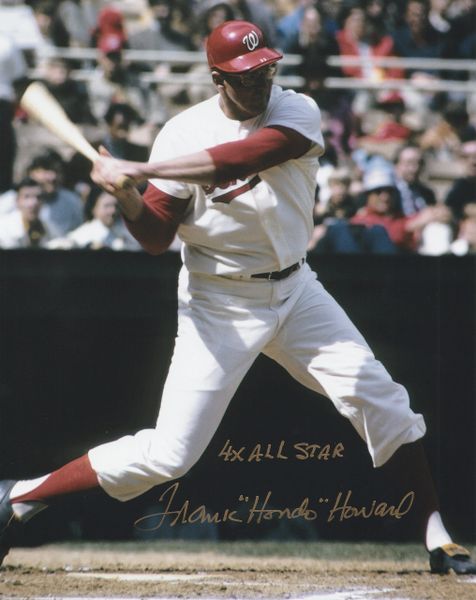 Frank Howard autograph 8x10, Washington Senators, 4x All Star inscription