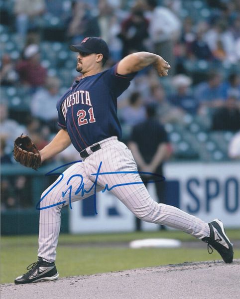 Eric Milton autograph 8x10, Minnesota Twins