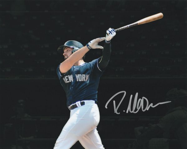 Ryan McBroom autograph 8x10, New York Yankees