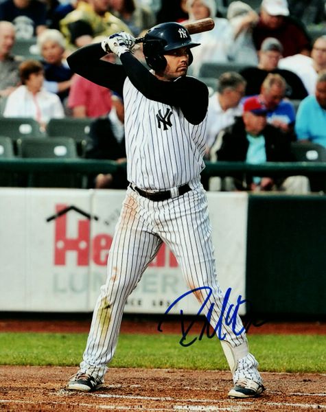 Ryan McBroom autograph 8x10, New York Yankees