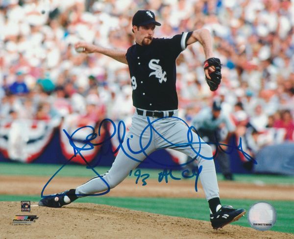 Jack McDowell autograph 8x10, Chicago White Sox, '93 AL CY