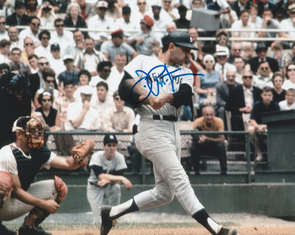 Joe Pepitone autograph 8x10, New York Yankees